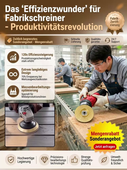 【🛠️ Hornbach-Profi-Wahl 🛠️】Allround-Schleifscheibe: Holz & Metall in Sekunden glatt! ✨