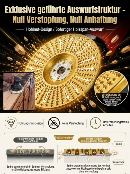 【🛠️ Hornbach-Profi-Wahl 🛠️】Allround-Schleifscheibe: Holz & Metall in Sekunden glatt! ✨