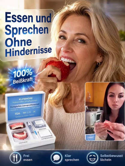【✨ Präzisions-Prothese ✨】Neues Lächeln in nur 3 Minuten: Absolut unsichtbar! 😁