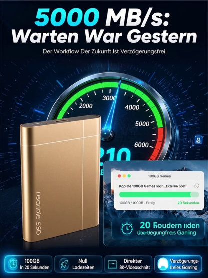 💾 32TB Extreme-SSD: 5.000 MB/s für den Preis eines Kaffees! ⚡