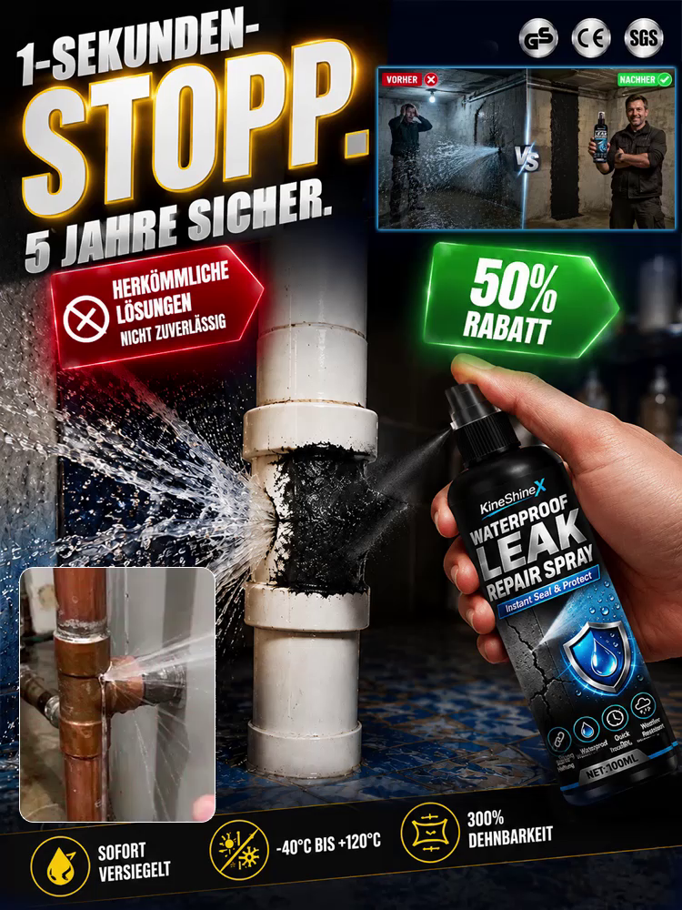 🌧️ AquaSeal Pro 2026: Das 1-Minuten-Dichtspray für Dach & Rohr! 🛡️