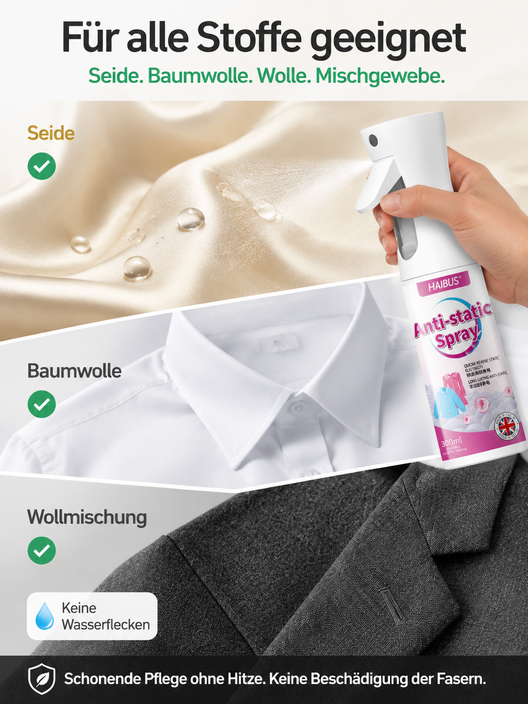 【✈️ Lufthansa-Crew-Geheimnis ✈️】Anti-Falten-Spray: Perfekt geglättet in 3 Sekunden! ✨