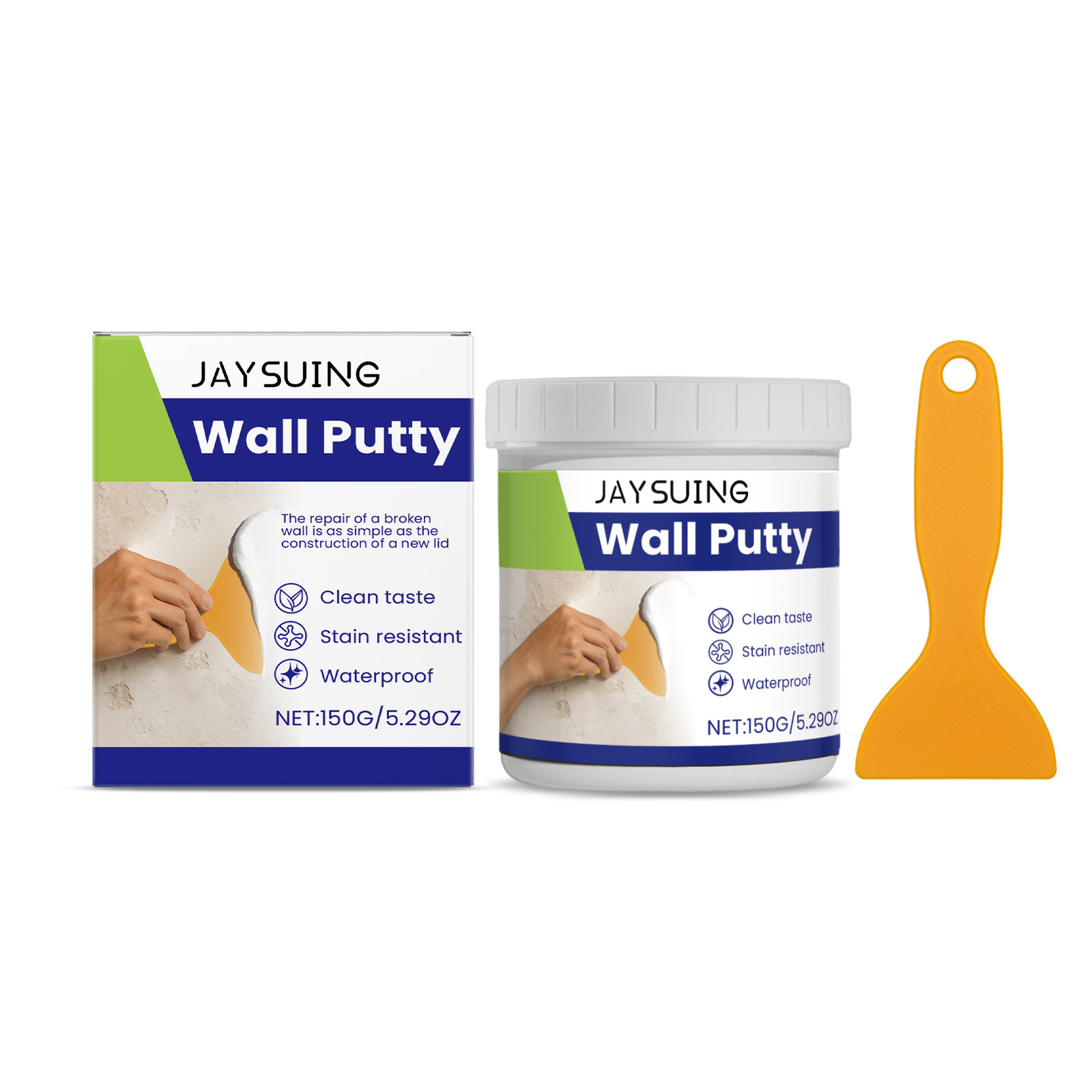【🏗️ Wände wie neu 🏗️】Profi-Wandreparatur-Set: Risse & Löcher in 60 Sek. weg! ✨
