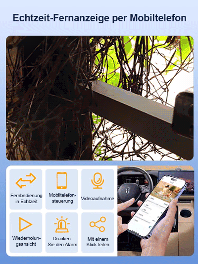 【💯 100% Privat & Sicher! 💯】 Kabellose Smart-Kamera mit 90 Tagen Akku 🔋 Kein Strom, kein Internet noetig. 🔒 Daten nur auf Ihrem Handy. Kein Hacker-Risiko, kein Cloud-Leak. 