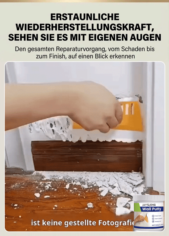 【🏗️ Wände wie neu 🏗️】Profi-Wandreparatur-Set: Risse & Löcher in 60 Sek. weg! ✨