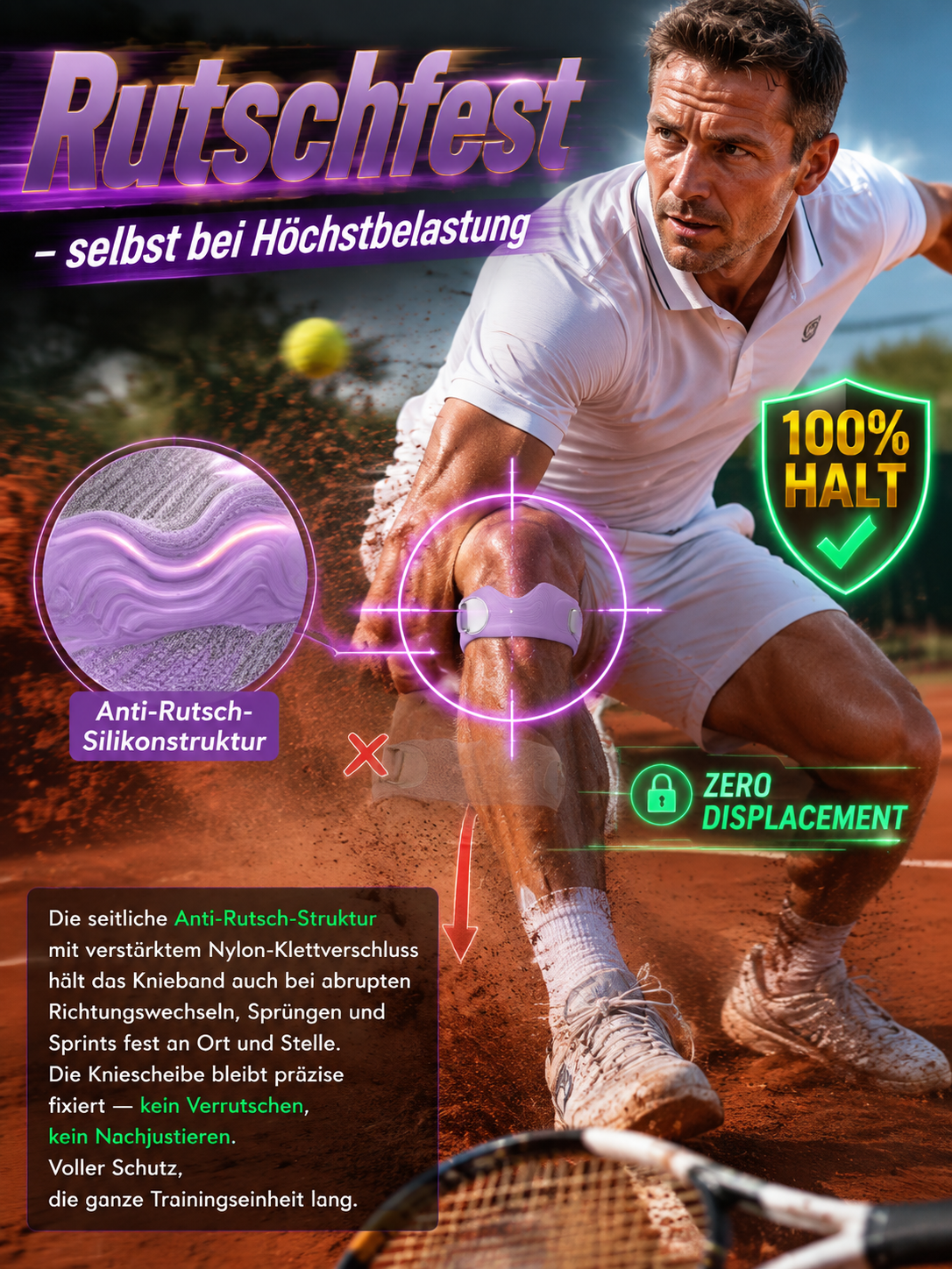 🦵 KneeRelief Bionic: Die biomechanische Kniebandage mit Bänder-Stütze! 🛡️