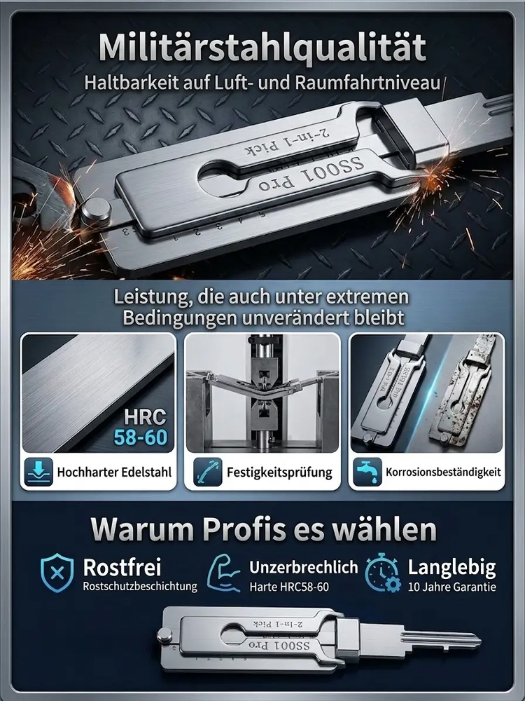 【🔑 Nie wieder ausgesperrt 🔑】Digitaler Generalschlüssel: Öffnet 99% aller Schlösser! ✨
