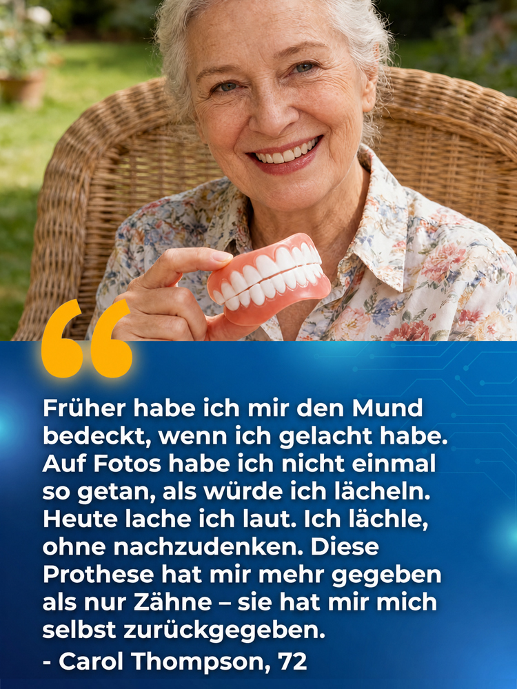  【💵Sparen Sie hohe Zahnkosten💵】 All-inclusive maßgeschneiderte Zahnprothesen🦷