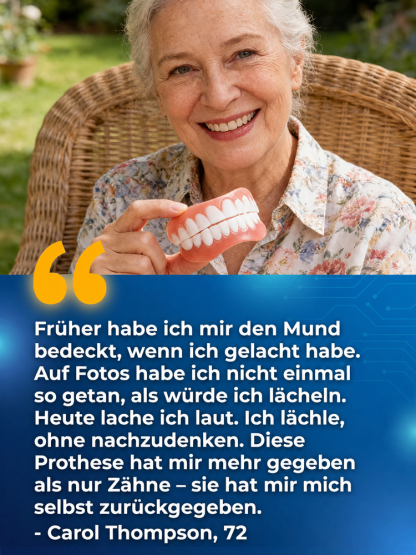  【💵Sparen Sie hohe Zahnkosten💵】 All-inclusive maßgeschneiderte Zahnprothesen🦷