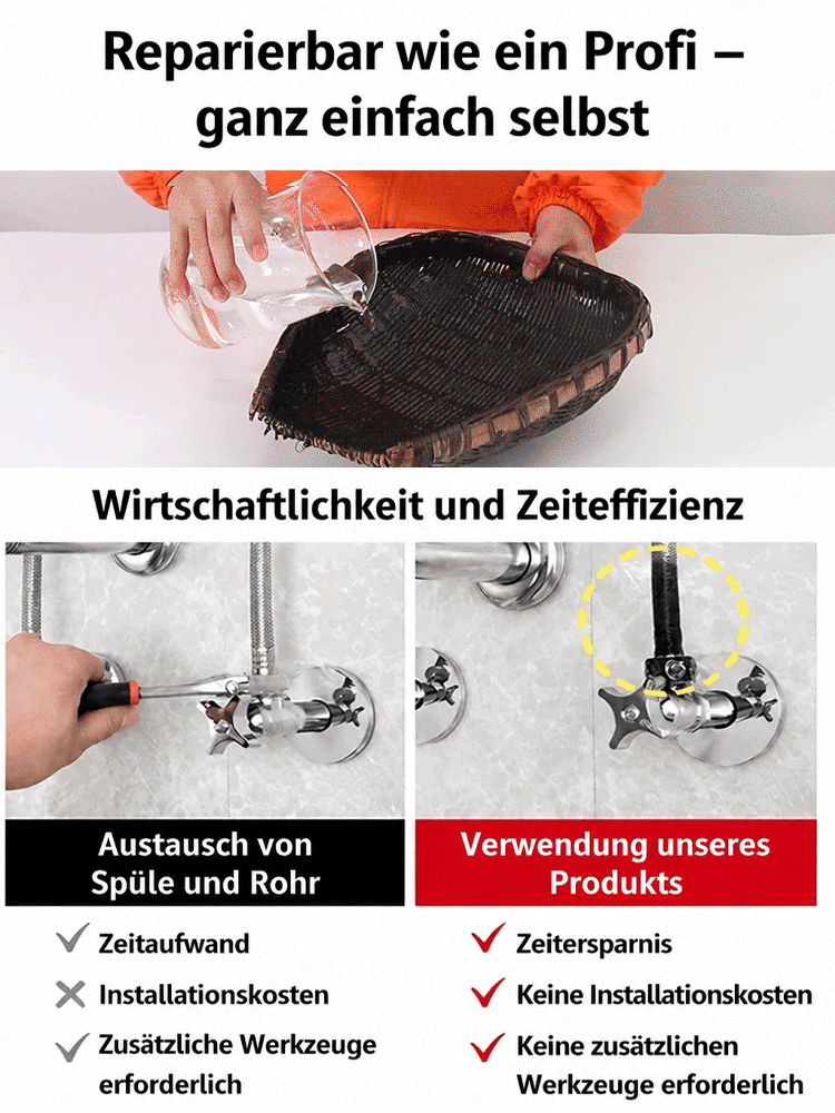 【🛠️Profis empfehlen！🛠️】Universal-Dichtspray: Sparen Sie teure Handwerker! ✨