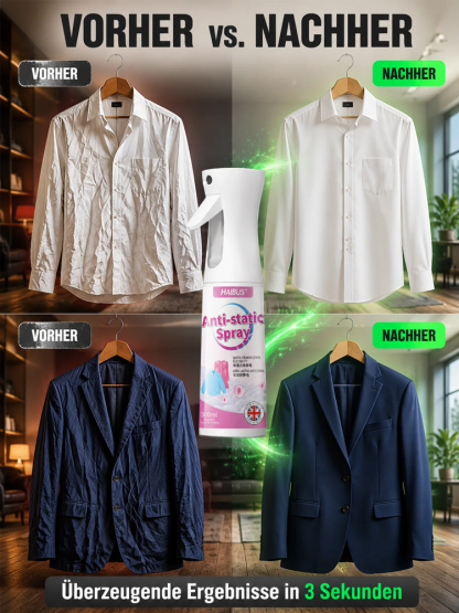 【✈️ Lufthansa-Crew-Geheimnis ✈️】Anti-Falten-Spray: Perfekt geglättet in 3 Sekunden! ✨