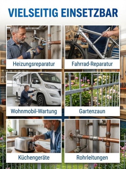 【🔥 Feuerzeug-Schweißen 🔥】Universeller Lötdraht: Profi-Reparatur in Sek.! ✨