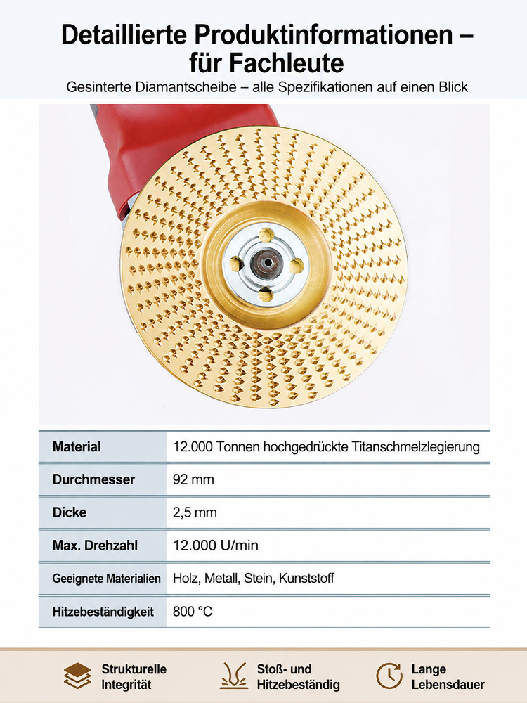 【🛠️ Hornbach-Profi-Wahl 🛠️】Allround-Schleifscheibe: Holz & Metall in Sekunden glatt! ✨