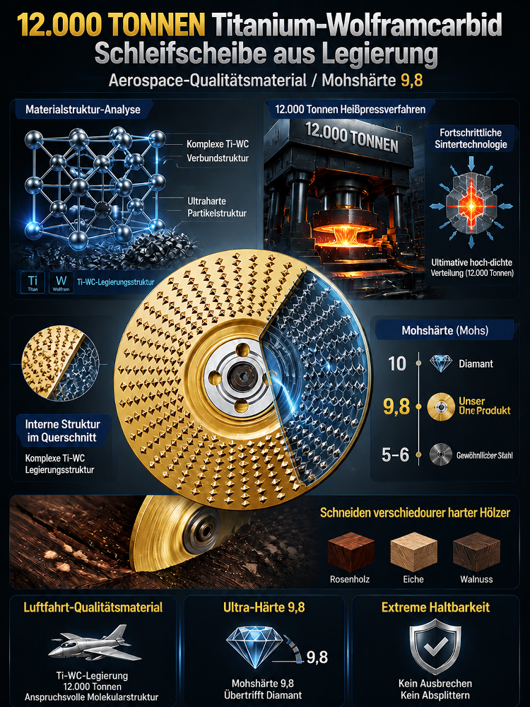 【🛠️ Hornbach-Profi-Wahl 🛠️】Allround-Schleifscheibe: Holz & Metall in Sekunden glatt! ✨
