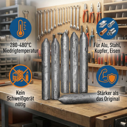 【🔥 Feuerzeug-Schweißen 🔥】Universeller Lötdraht: Profi-Reparatur in Sek.! ✨