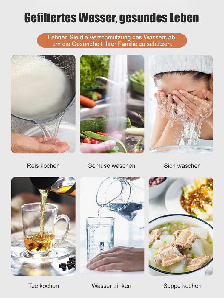 Universeller drehbarer Wasserhahnfilter