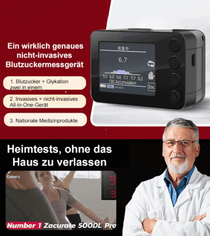 【✨ Drei-in-Eins Monitor ✨】Nicht-invasive Messung: Vitalwerte in 3 Sekunden! 🚀