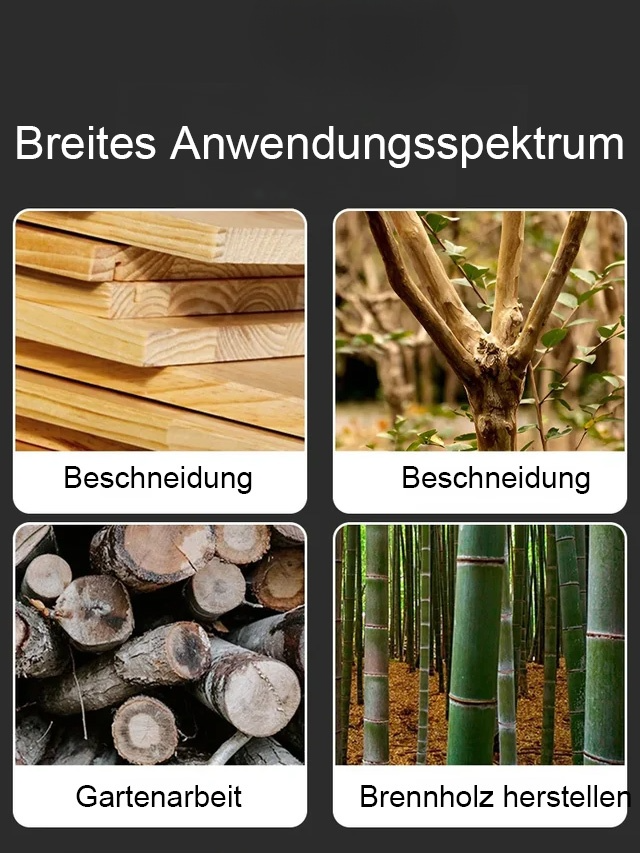 [DEUTSCHE POWER] 11.000 U/min Monster-Kettensäge | Bürstenloser Motor | Schneidet Eiche wie Butter – Einhand-Betrieb & 24h Dauerlauf!