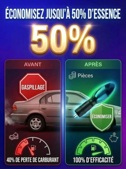 Économiseur de carburant pour voiture | Un seul branchement, -50% de carburant | L'indispensable des pros de la route
