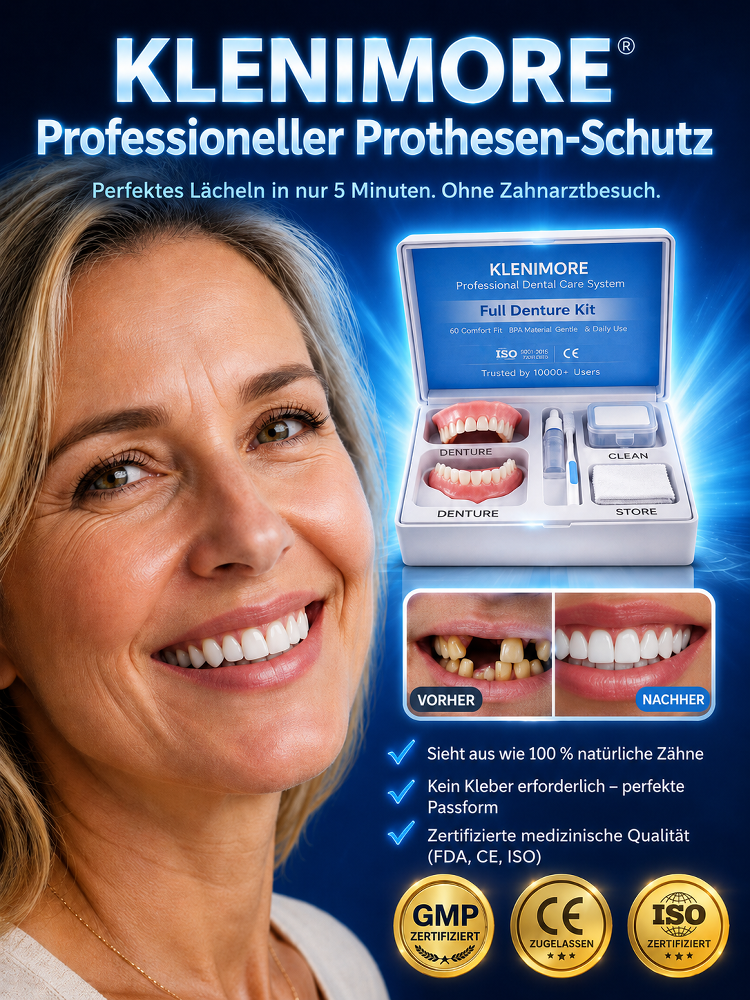 【✨ Präzisions-Prothese ✨】Neues Lächeln in nur 3 Minuten: Absolut unsichtbar! 😁