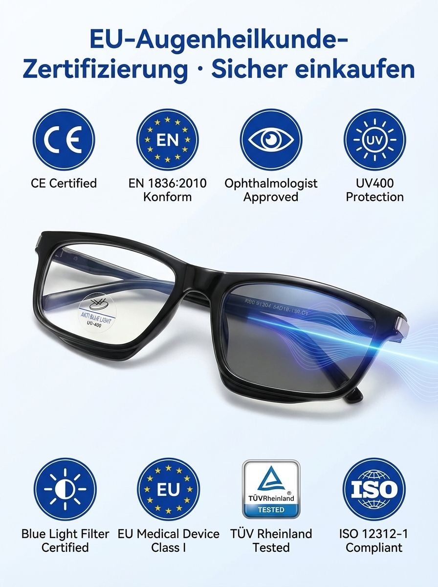 【👓 Universal-Fokus 👓】Smarte Gleitsichtbrille: Von +1.0 bis +7.0 automatisch! ✨