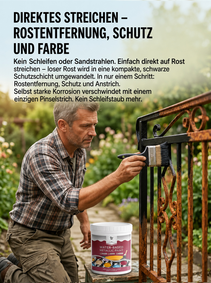 【✨ Rostschutz-Lack ✨】Fraunhofer-Tech: Rost überstreichen in 1 Schritt! 🚀
