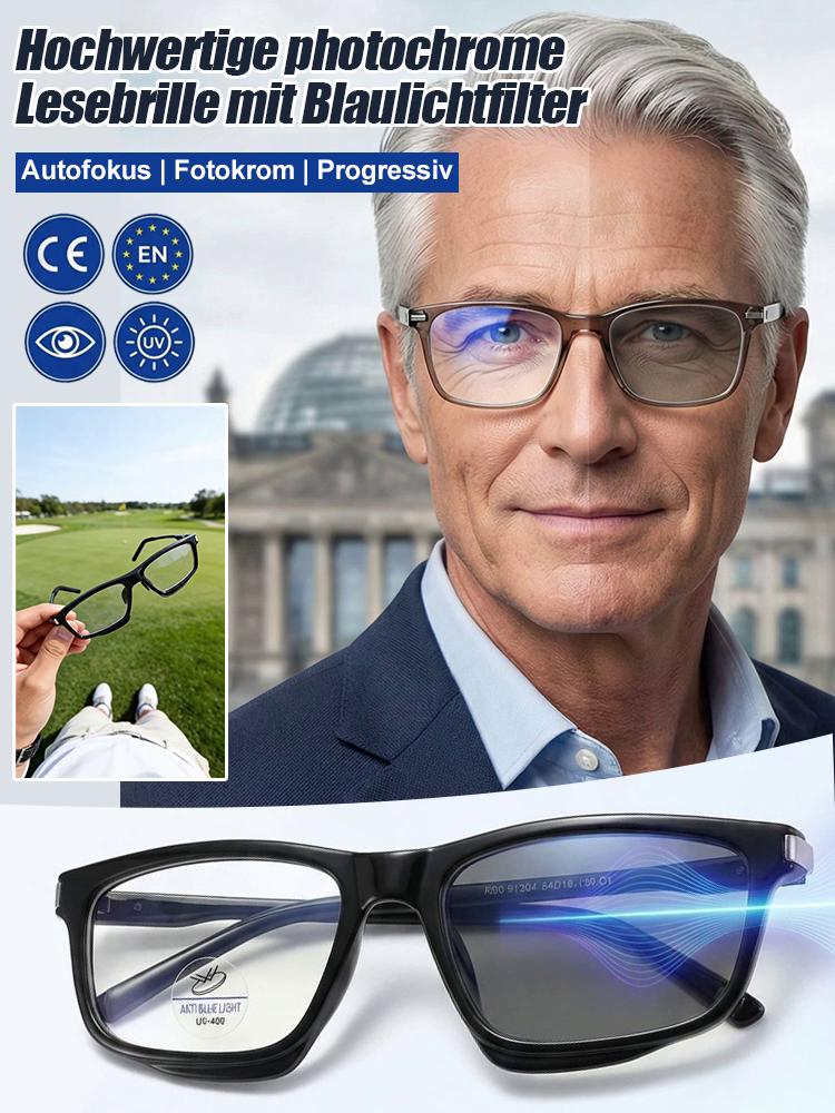 【👓 Universal-Fokus 👓】Smarte Gleitsichtbrille: Von +1.0 bis +7.0 automatisch! ✨