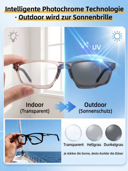 【👓 Universal-Fokus 👓】Smarte Gleitsichtbrille: Von +1.0 bis +7.0 automatisch! ✨