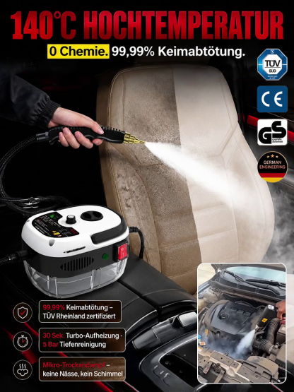 【✨ Dampfreiniger ✨】Fraunhofer-Tech: 99,9% Keimfrei in Sekunden! 🚀