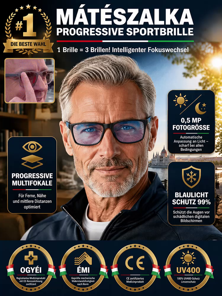 【✨ Smart-Brille ✨】DOG-Zertifiziert:Autofokus von -1000 bis +1000! 🚀