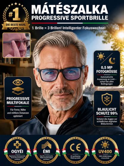 【✨ Smart-Brille ✨】DOG-Zertifiziert:Autofokus von -1000 bis +1000! 🚀