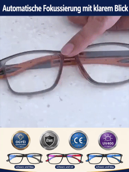 【✨ Smart-Brille ✨】DOG-Zertifiziert:Autofokus von -1000 bis +1000! 🚀