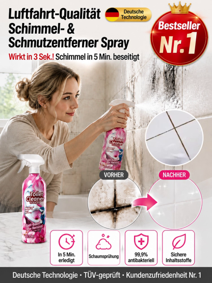 ✨ Spray Anti-Moisissure Bio Nano Tech| 0% Odour Piquante• Effet en 1 Sek. • Protection 3 Mois