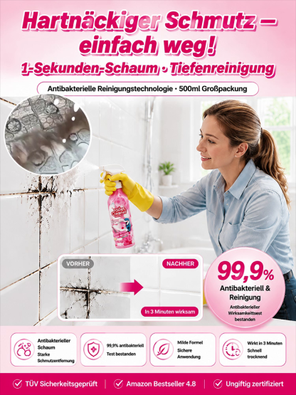 ✨ Spray Anti-Moisissure Bio Nano Tech| 0% Odour Piquante• Effet en 1 Sek. • Protection 3 Mois