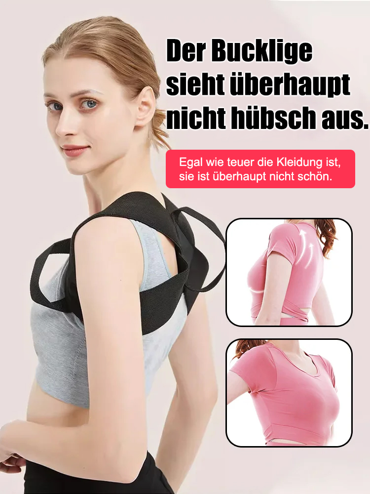 【Nie wieder Rundrücken】 Neue Haltungskorrektur | Völlig unsichtbar | Sofort 10 cm optisch größer