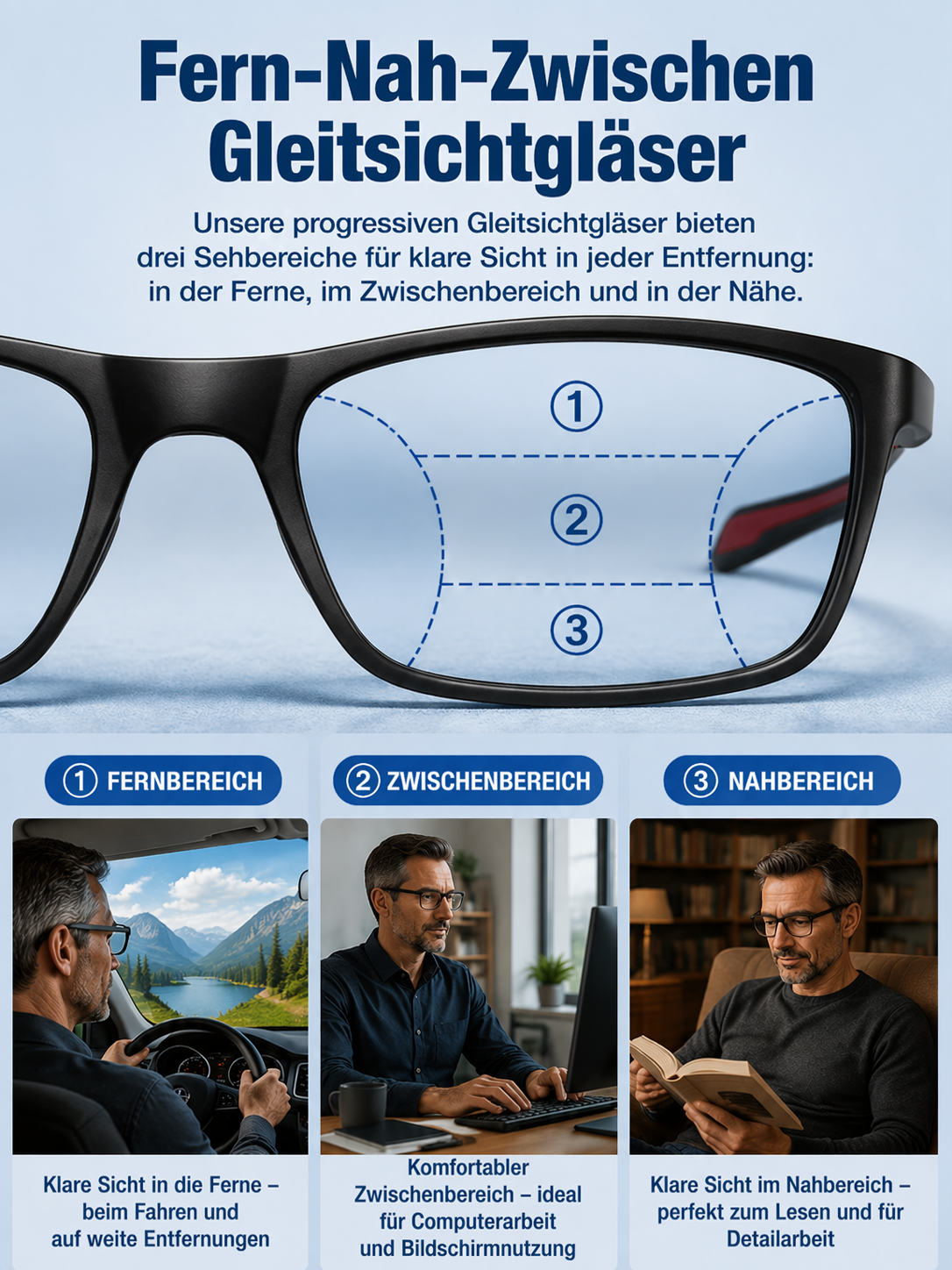 【✨ Smart-Brille ✨】DOG-Zertifiziert:Autofokus von -1000 bis +1000! 🚀