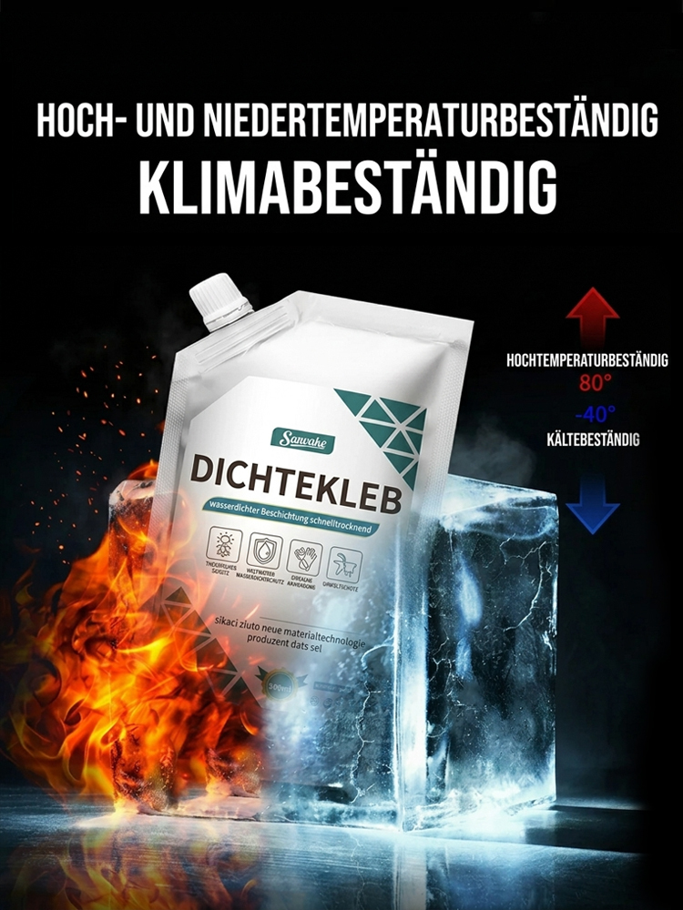 【💯 Unterwasser-Dichtung! 💯】Hochpolymer-Dichtstoff für Beton & Metall ❄️ Hält -40°C bis 120°C stand. Dehnfest & rissfrei. 🔬 Von Kernkraftwerk-Technologie abgeleitet. 