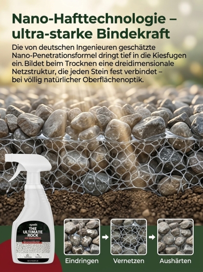 【✨ Kieskleber ✨】Nano-Tech: Steine wie angeschweißt! 🚀