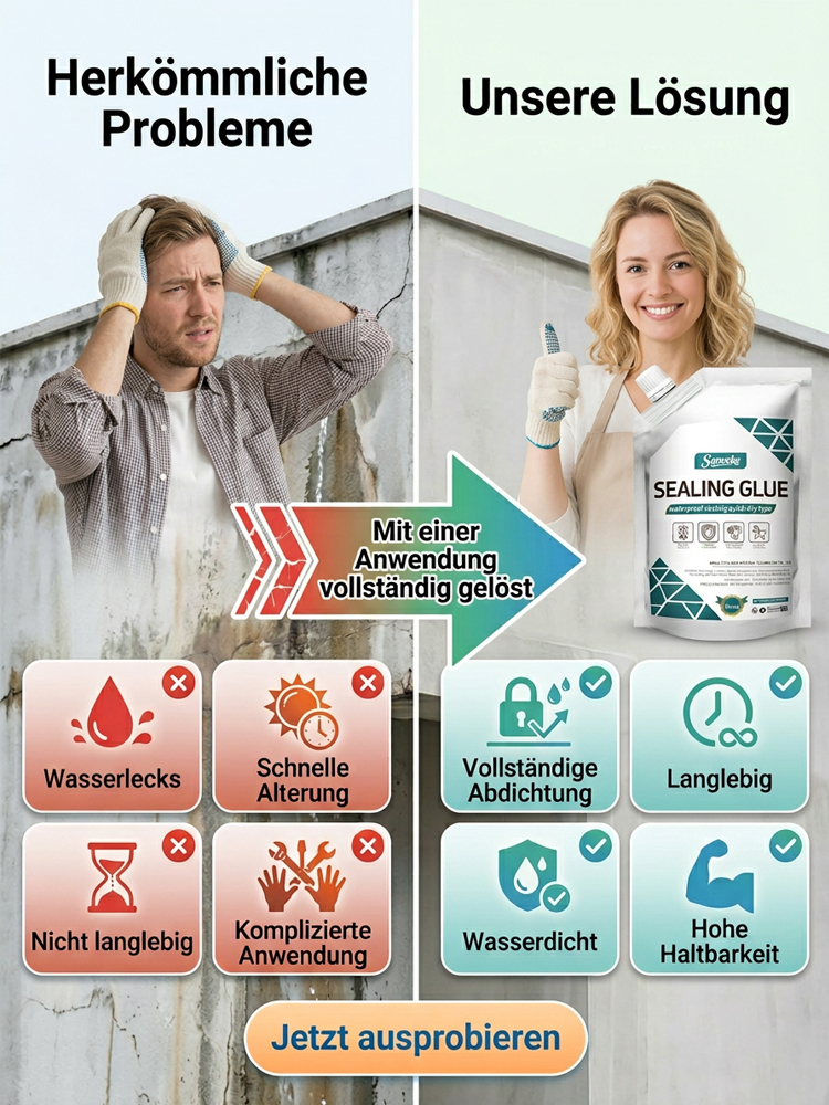 【💯 Unterwasser-Dichtung! 💯】Hochpolymer-Dichtstoff für Beton & Metall ❄️ Hält -40°C bis 120°C stand. Dehnfest & rissfrei. 🔬 Von Kernkraftwerk-Technologie abgeleitet. 