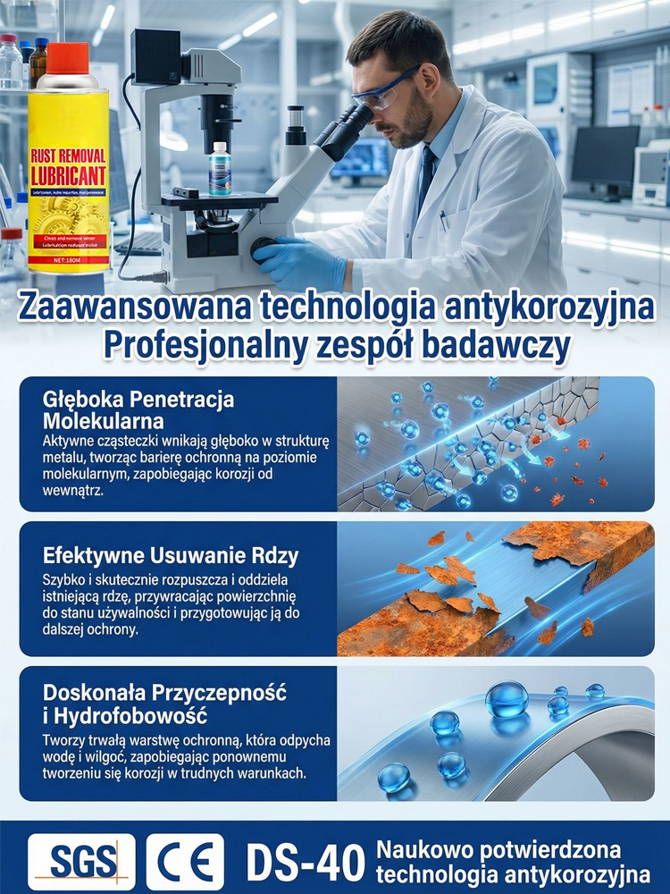 🛡️Bez pracowników i kosztownych renowacji – ✨spryskaj i odnów zardzewiałą stal w 3 sekundy