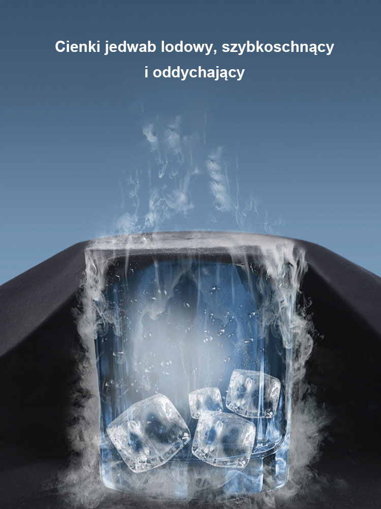 Ultracienkie, oddychające spodnie z jedwabiu lodowego