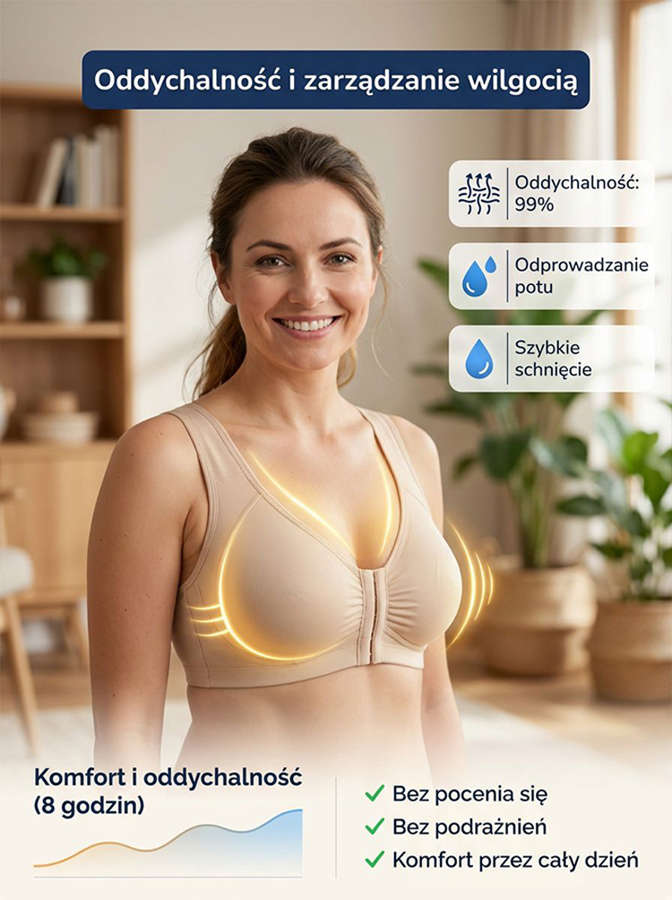 Pożegnaj ból pleców i odciski na plecach! Bezszwowy, nieodczuwalny biustonosz z podparciem pleców natychmiast unosi i wygładza tłuszcz na plecach