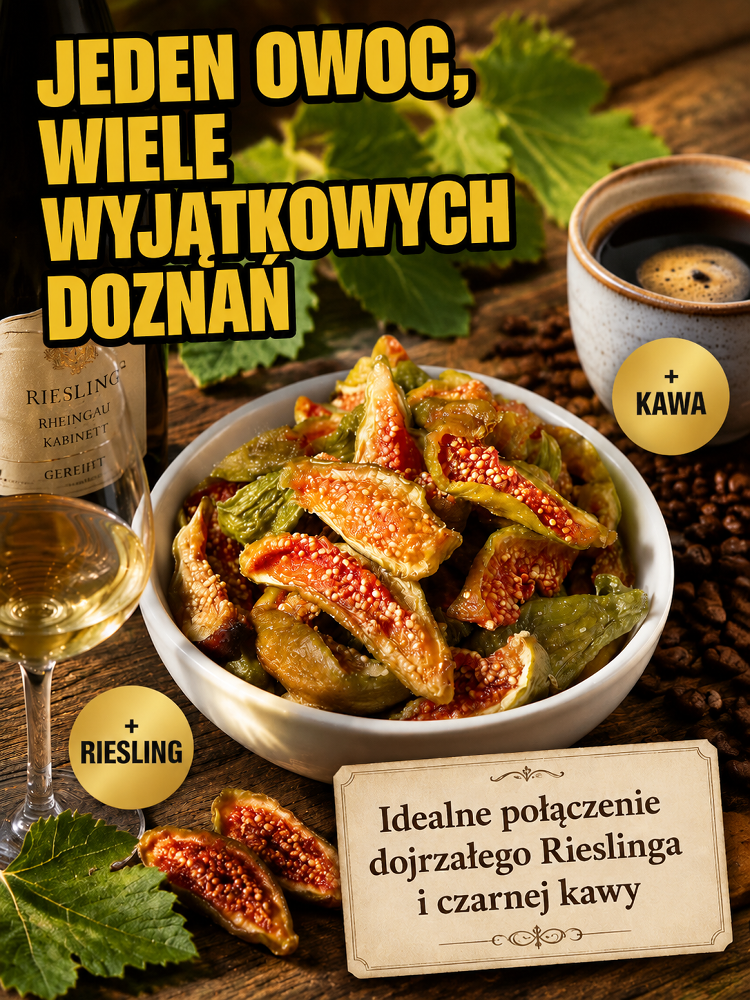 Suszone Zielone Figi "Zielone Złoto" – 100% Naturalne, Bez Dodatku Cukru, Wyprzedaż -80% Taniej!