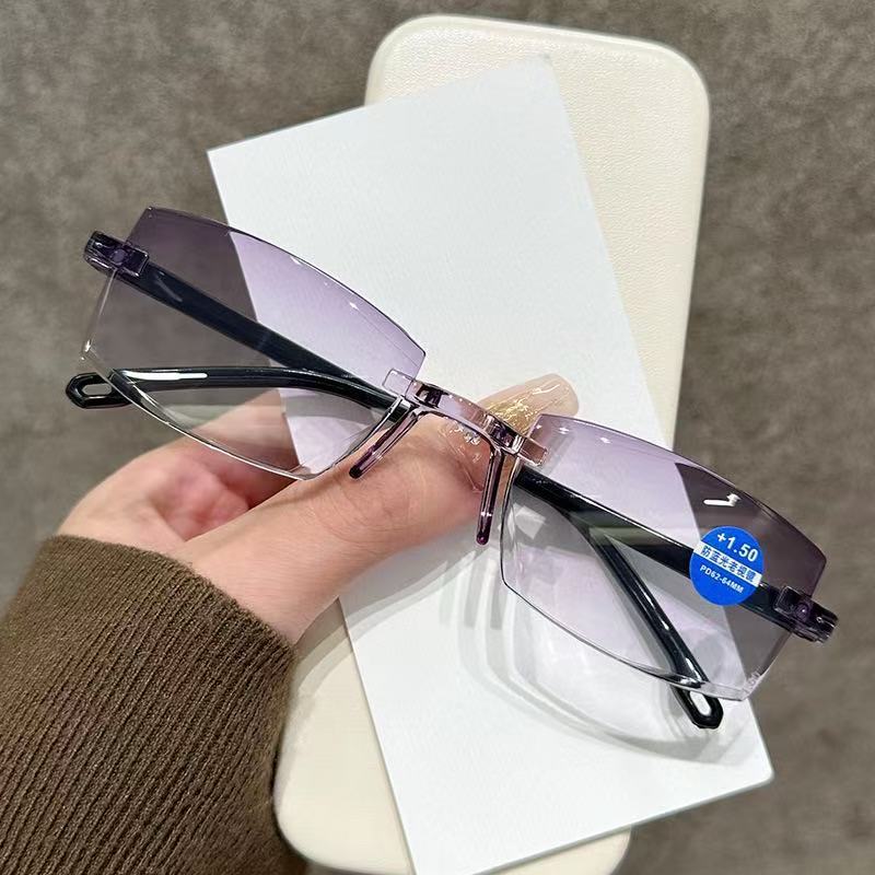 INTELIGENTNE Okulary Auto-Fokus 3w1 z Fotochromem (<30s) + Blokadą Światła Niebieskiego – Bezramkowy Design 15g [Certyfikat ISO/CE] – Wyprzedaż Specjalna!