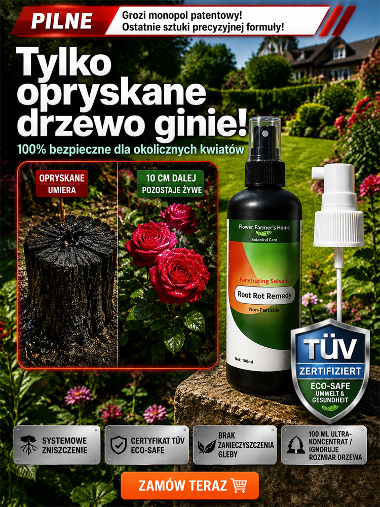 🌿 Przedłużona Wyprzedaż! Root Rot Remedy 100ml — Niszczyciel Root & Chwastów z Certyfikatem TÜV Eco-Safe! Precyzyjne Usuwanie Bez Uszkadzania Kwiatów i Mury!