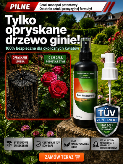🌿 Przedłużona Wyprzedaż! Root Rot Remedy 100ml — Niszczyciel Root & Chwastów z Certyfikatem TÜV Eco-Safe! Precyzyjne Usuwanie Bez Uszkadzania Kwiatów i Mury!