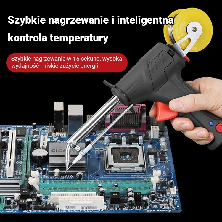 Automatyczna lutownica 2026: Zostań ekspertem od napraw w zaledwie kilka sekund ⚡Napraw sprzęt domowy sam i zaoszczędź fortunę na serwisie 💰Błyskawiczne nagrzewanie do 460°C: To nie tylko lutownica, to Twoja stacja naprawcza 🌡️