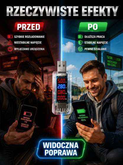 Inteligentny Aktywator Baterii USB z Technologią Impulsową – Wyświetlacz LED, Oficjalna Wyprzedaż Magazynowa 50% OFF
