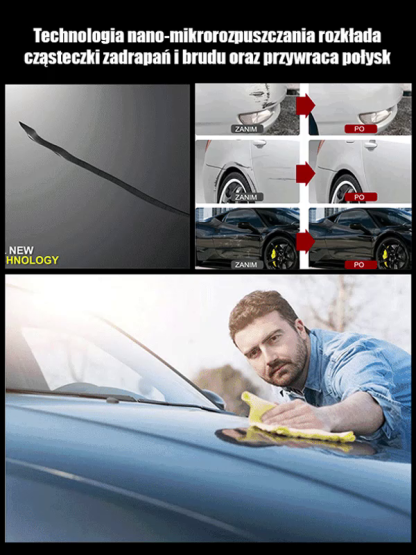 Rysy znikają w oczach! Ulubiony zestaw Polaków do renowacji lakieru – salonowy blask w kilka minut ✨🚗Głęboka regeneracja bez uszkodzenia lakieru. Twoje auto jak nowe! 🏆💎Kompletna pielęgnacja 3w1: Usuwa rysy, nabłyszcza i chroni. 🛡️✨