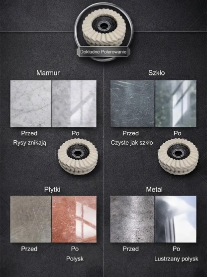 Uzyskaj lustrzany blask w kilka minut! Profesjonalne tarcze polerskie do metalu i szkła ✨🔧Tarcze filcowe 115mm. Pasują do każdej szlifierki, polerują 2x szybciej! 🚀🔨Idealne do aut, mebli i metalu – profesjonalny finisz 🏎️🪑